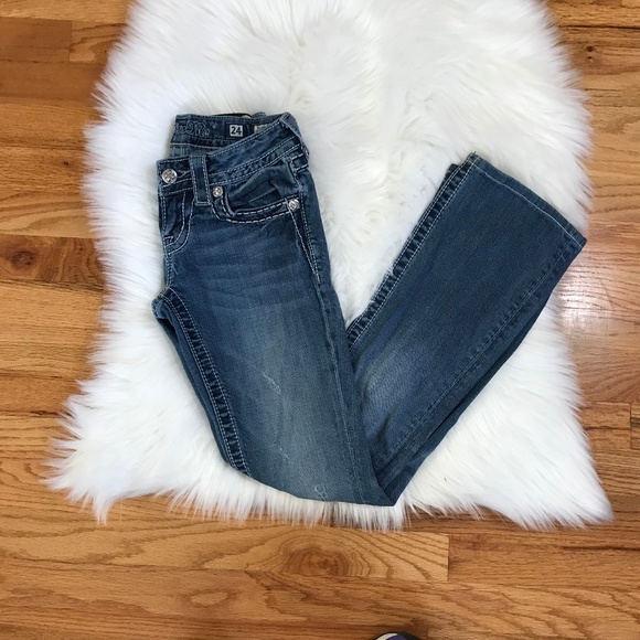 Miss Me Denim - Miss Me Embellished Boot Cut Cross Jeans